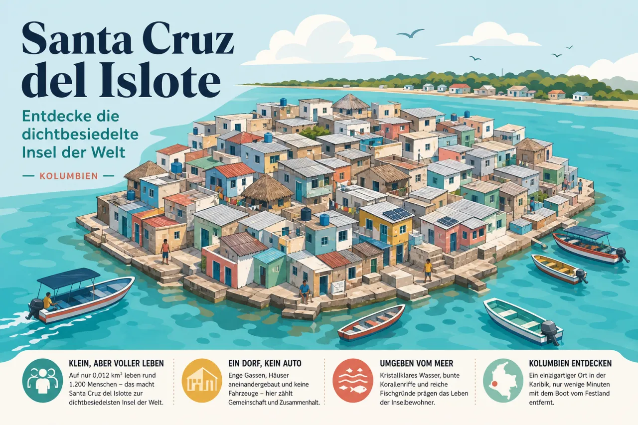 Santa Cruz del Islote: Entdecke die dichtbesiedelte Insel der Welt