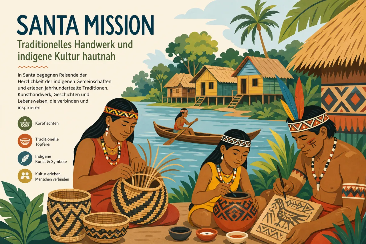 Santa Mission in Guyana: Handwerk und indigene Kultur hautnah