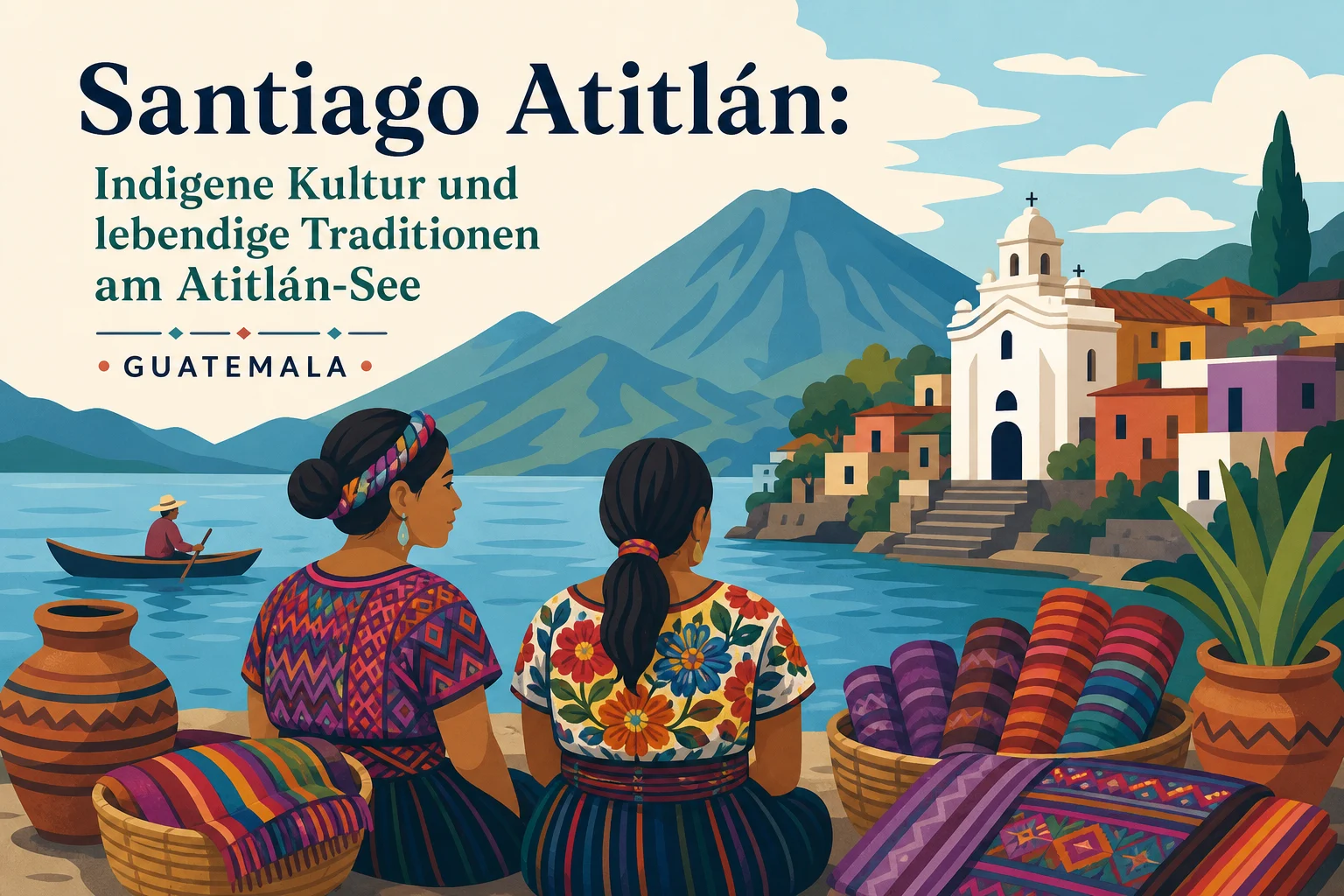 Santiago Atitlán: Indigene Kultur und lebendige Traditionen am Atitlán-See