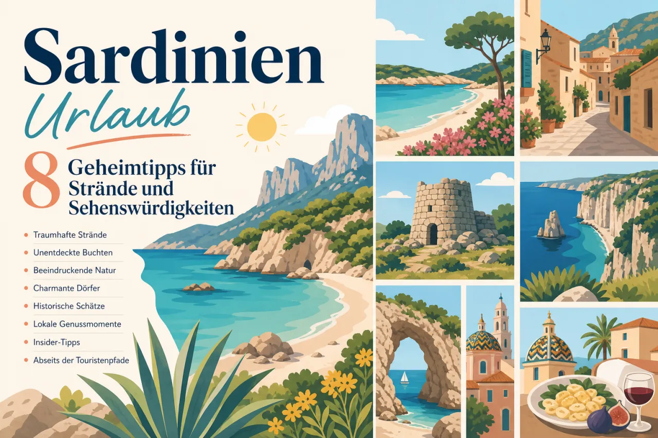 Sardinien Urlaub: 8 Geheimtipps für Strände und Sehenswürdigkeiten