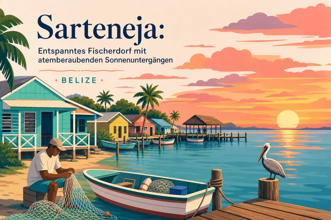 Sarteneja: Entspanntes Fischerdorf mit atemberaubenden Sonnenuntergängen