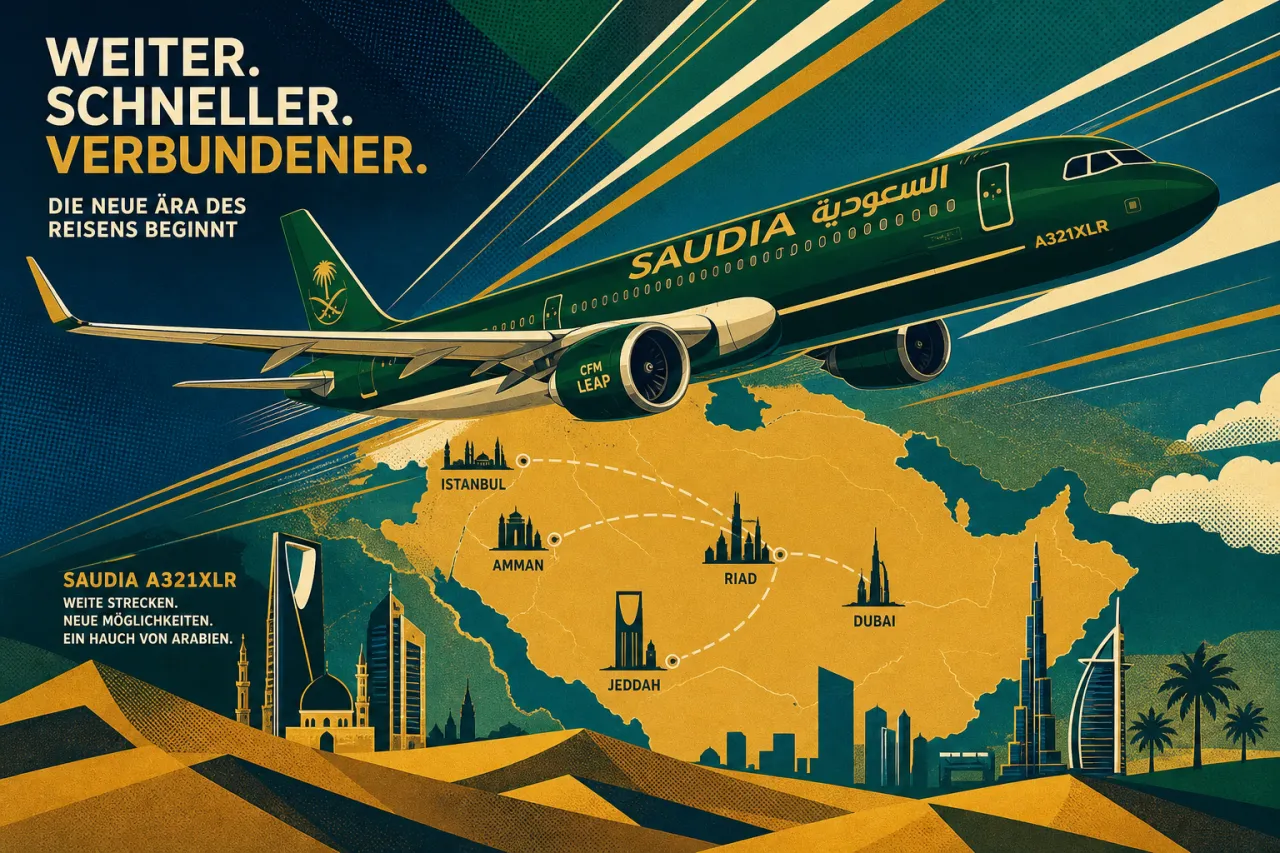 Saudia übernimmt als erste Airline A321XLR in MENA