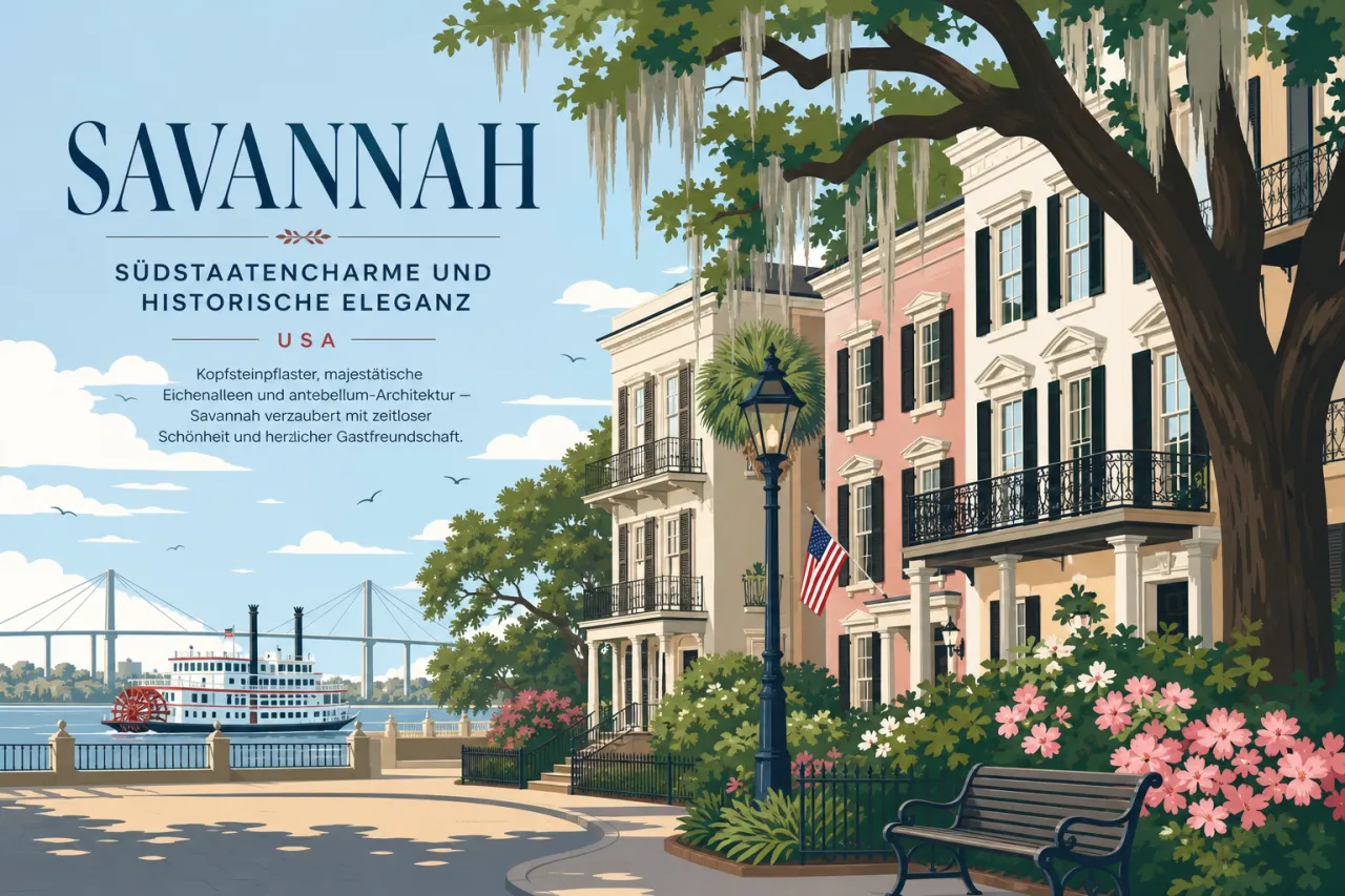 Savannah: Südstaatencharme und historische Eleganz