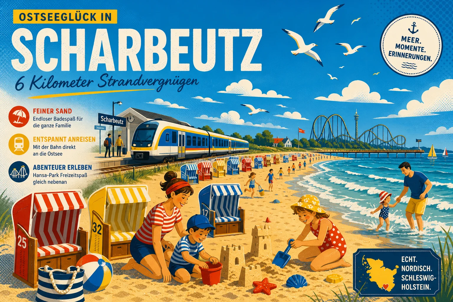 Scharbeutz: Reiseführer für den Familienurlaub an der Lübecker Bucht