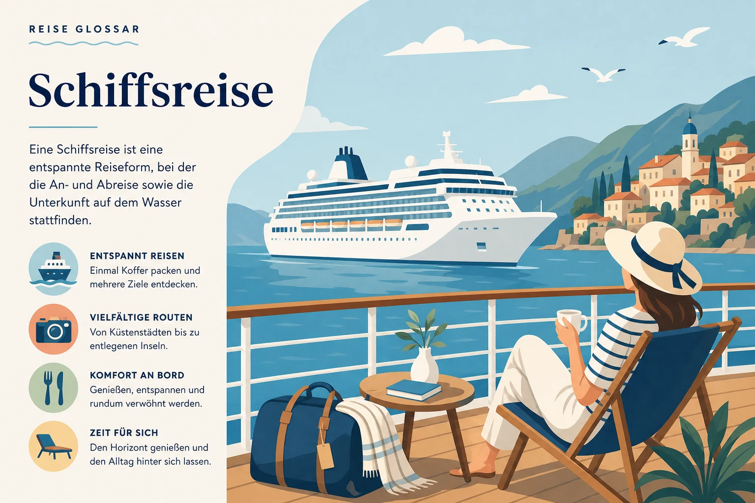 Schiffsreise: Arten, Routen und praktische Tipps
