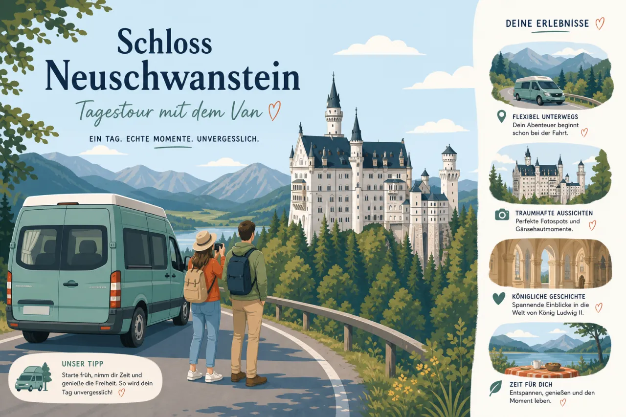 Schloss Neuschwanstein Tagestour mit dem Van