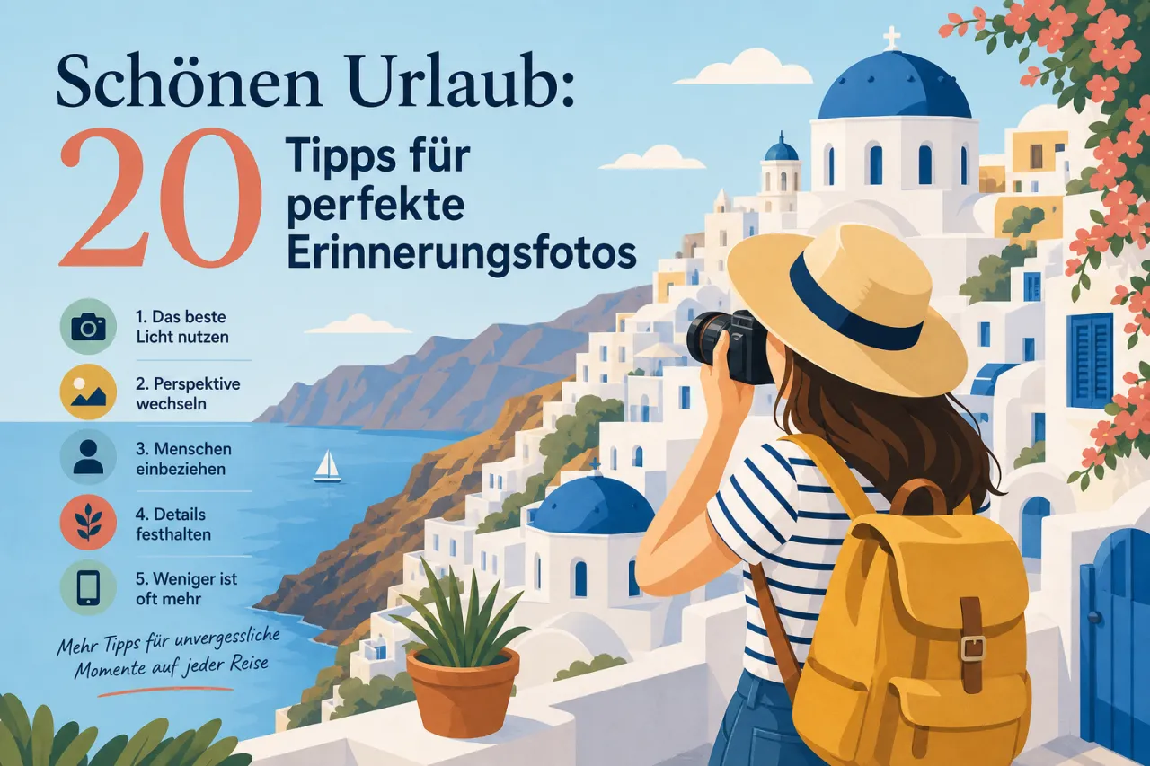 Schönen Urlaub: 20 Tipps für perfekte Erinnerungsfotos