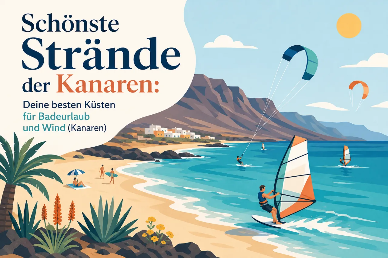 Schönste Strände der Kanaren: Deine besten Küsten für Badeurlaub und Wind