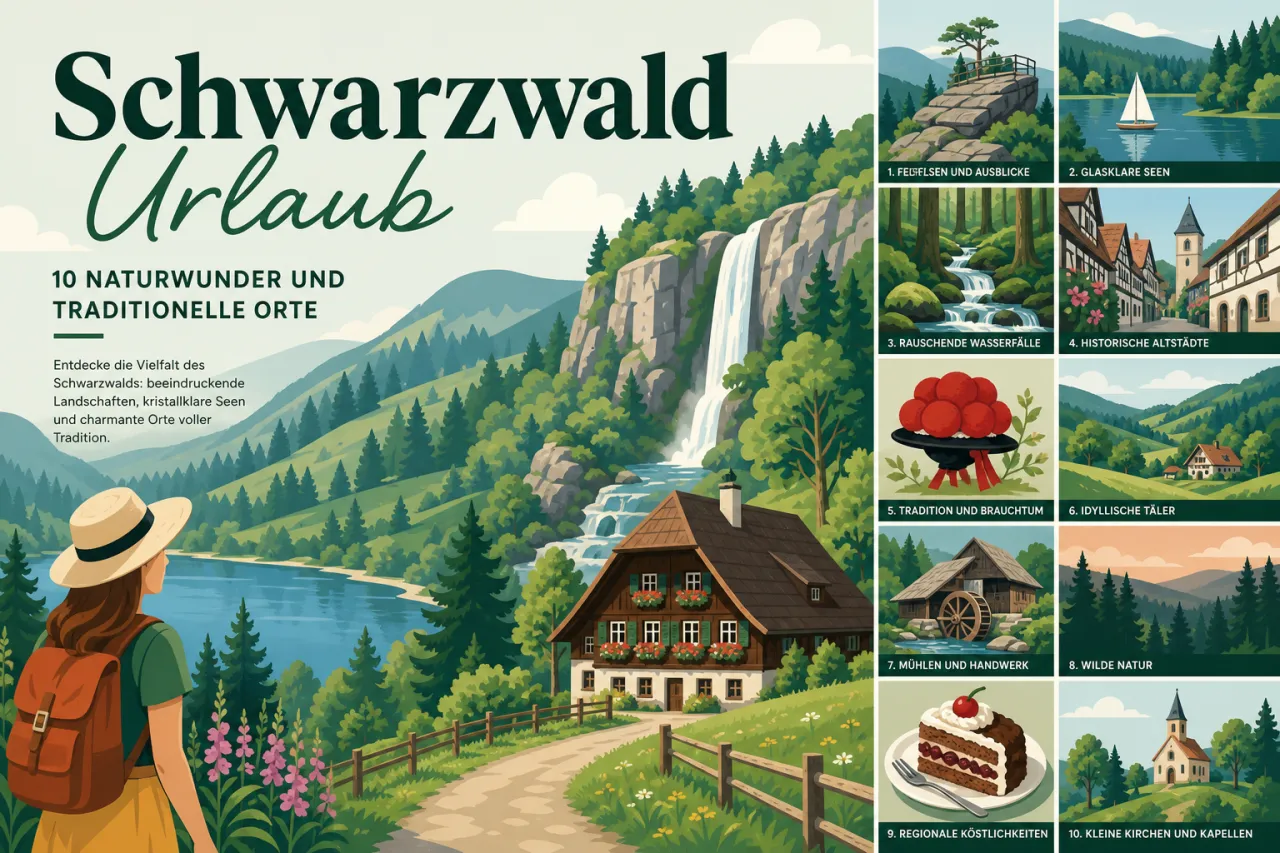 Schwarzwald Urlaub: 10 Naturwunder und traditionelle Orte