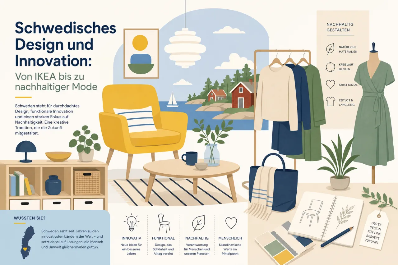 Schwedisches Design und Innovation: Von IKEA bis zu nachhaltiger Mode