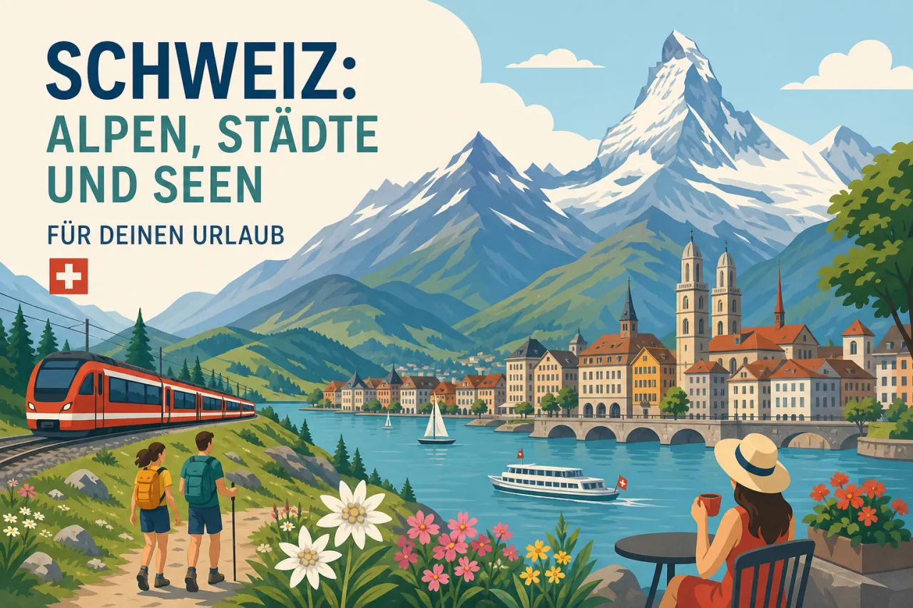 Schweiz: Alpen, Städte und Seen für deinen Urlaub