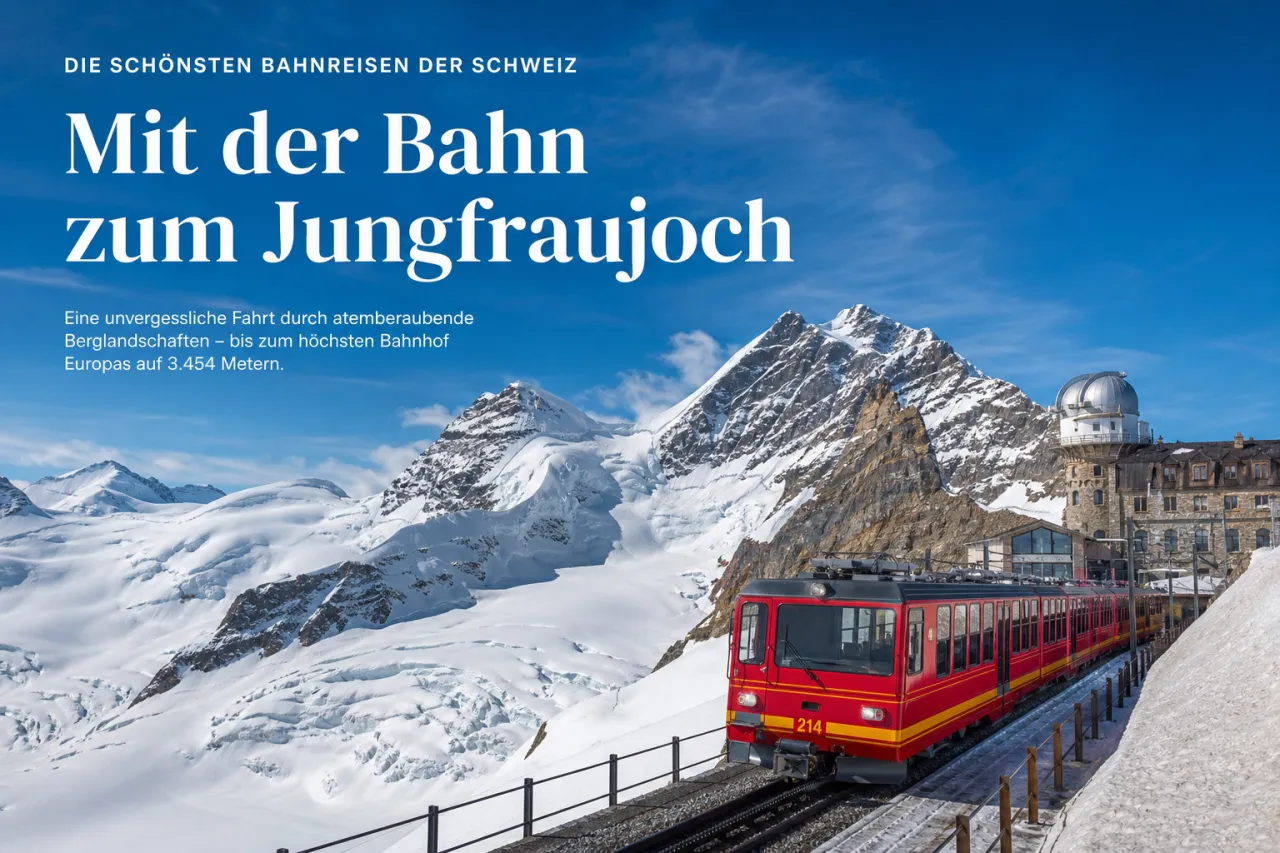 Schweizer Bergerlebnisse jetzt bei Rail Europe buchbar