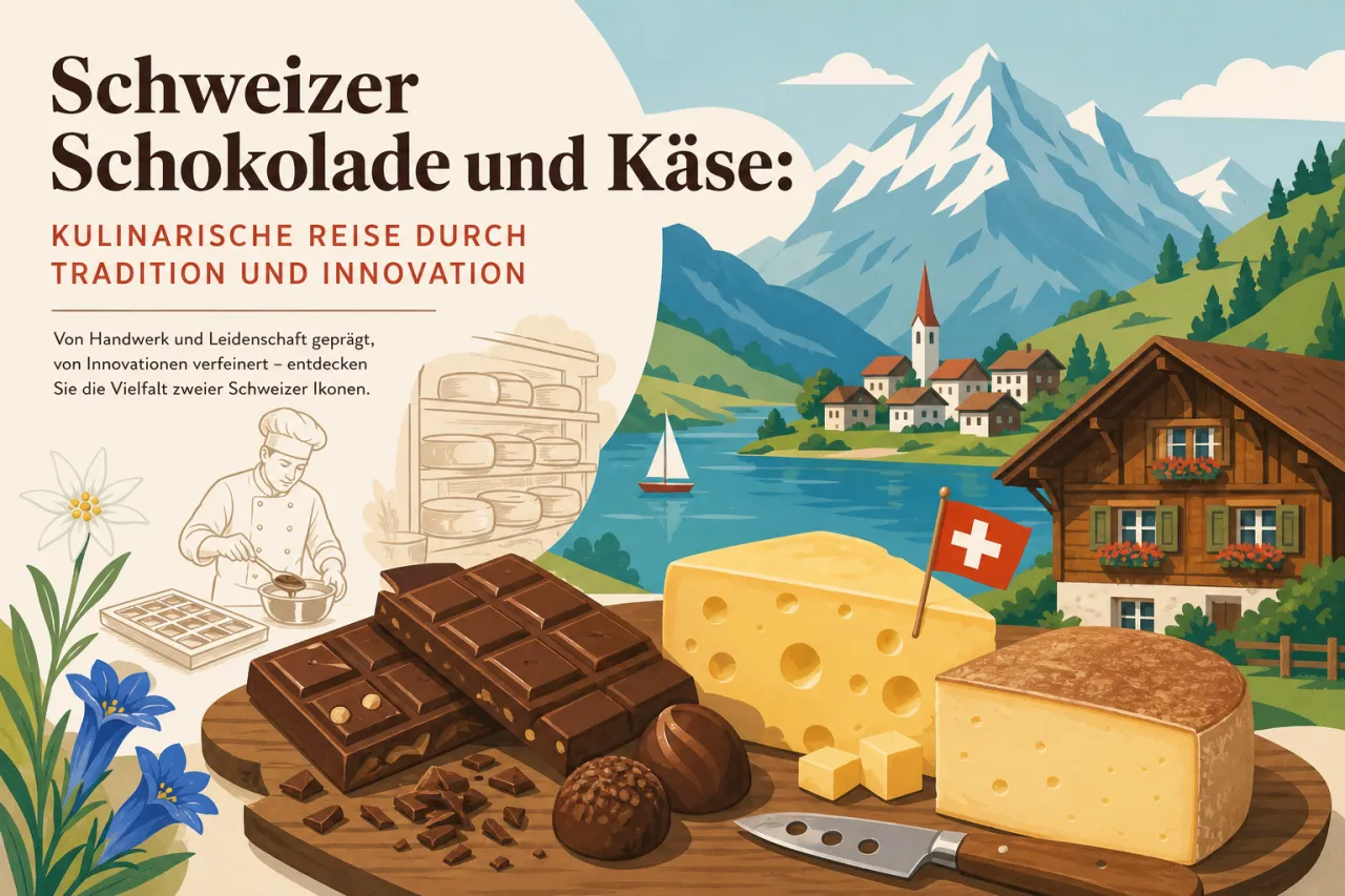 Schweizer Schokolade und Käse: kulinarische Reise durch Tradition und Innovation