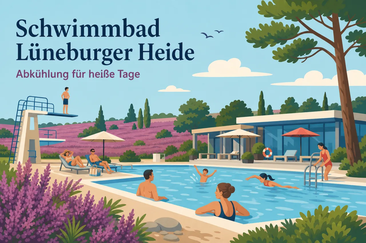 Schwimmbad in der Lüneburger Heide: Abkühlung für heiße Tage