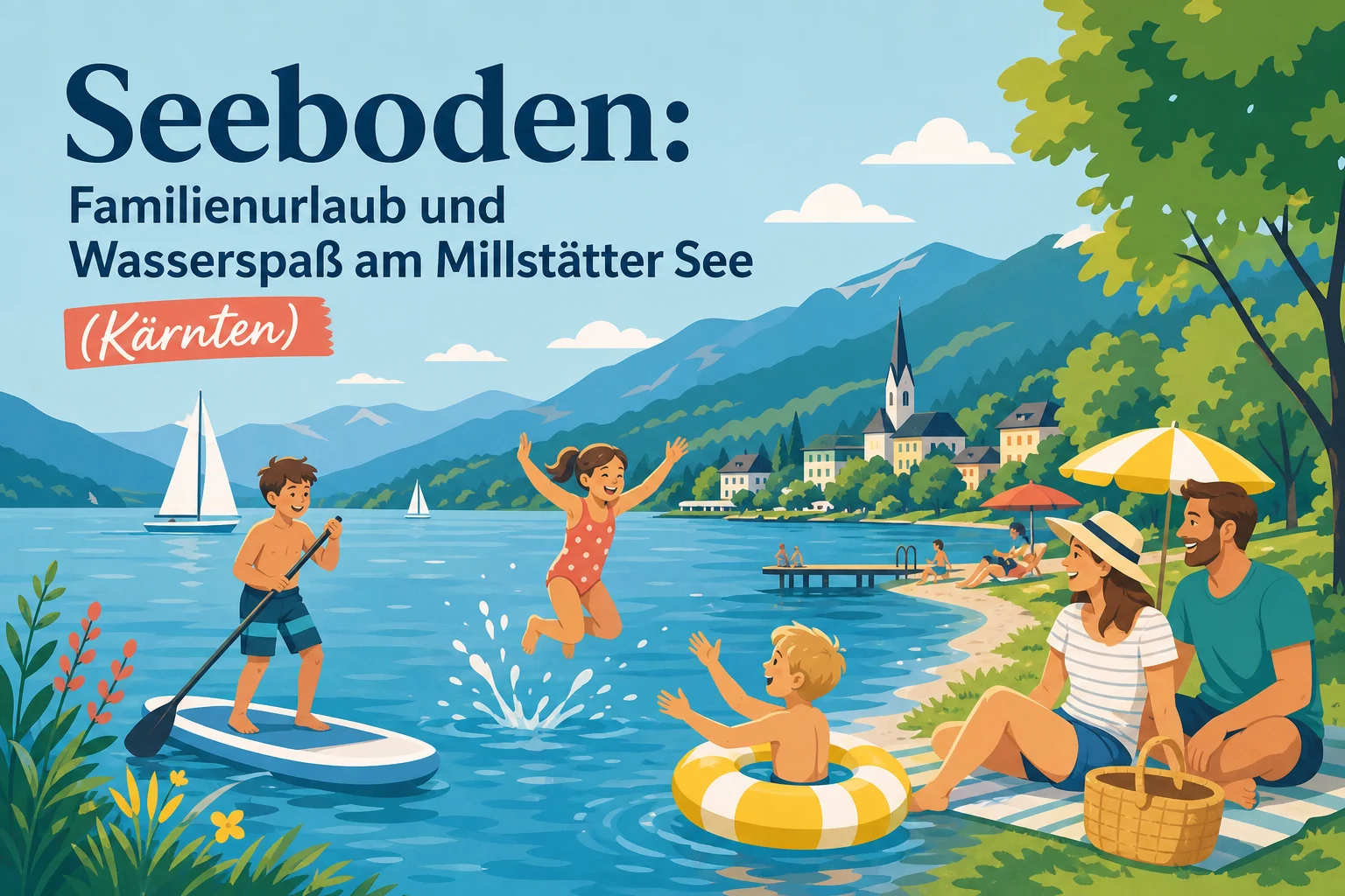 Seeboden: Familienurlaub und Wasserspaß am Millstätter See