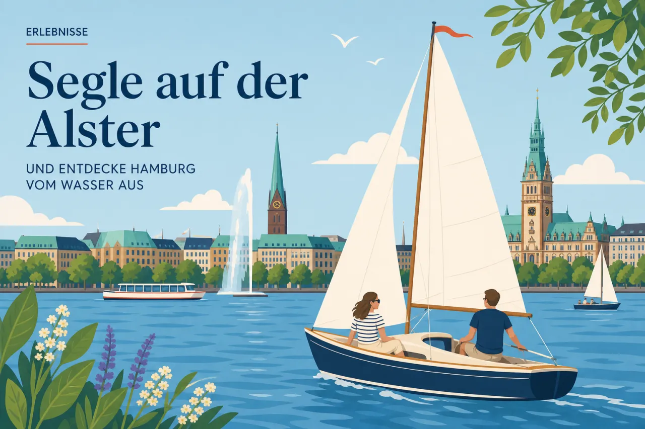 Segeln auf der Alster: Hamburg vom Wasser aus erleben