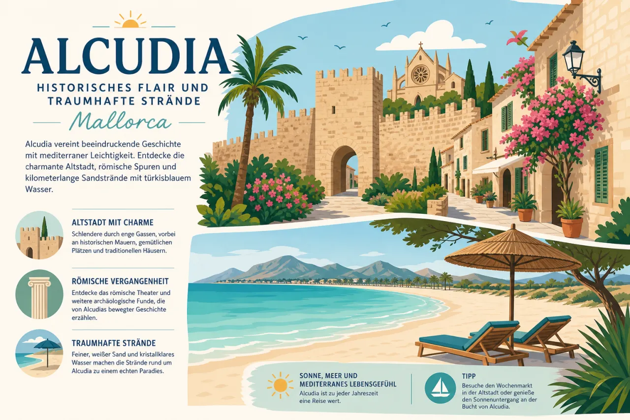 Sehenswürdigkeiten Alcudia: Historisches Flair und traumhafte Strände