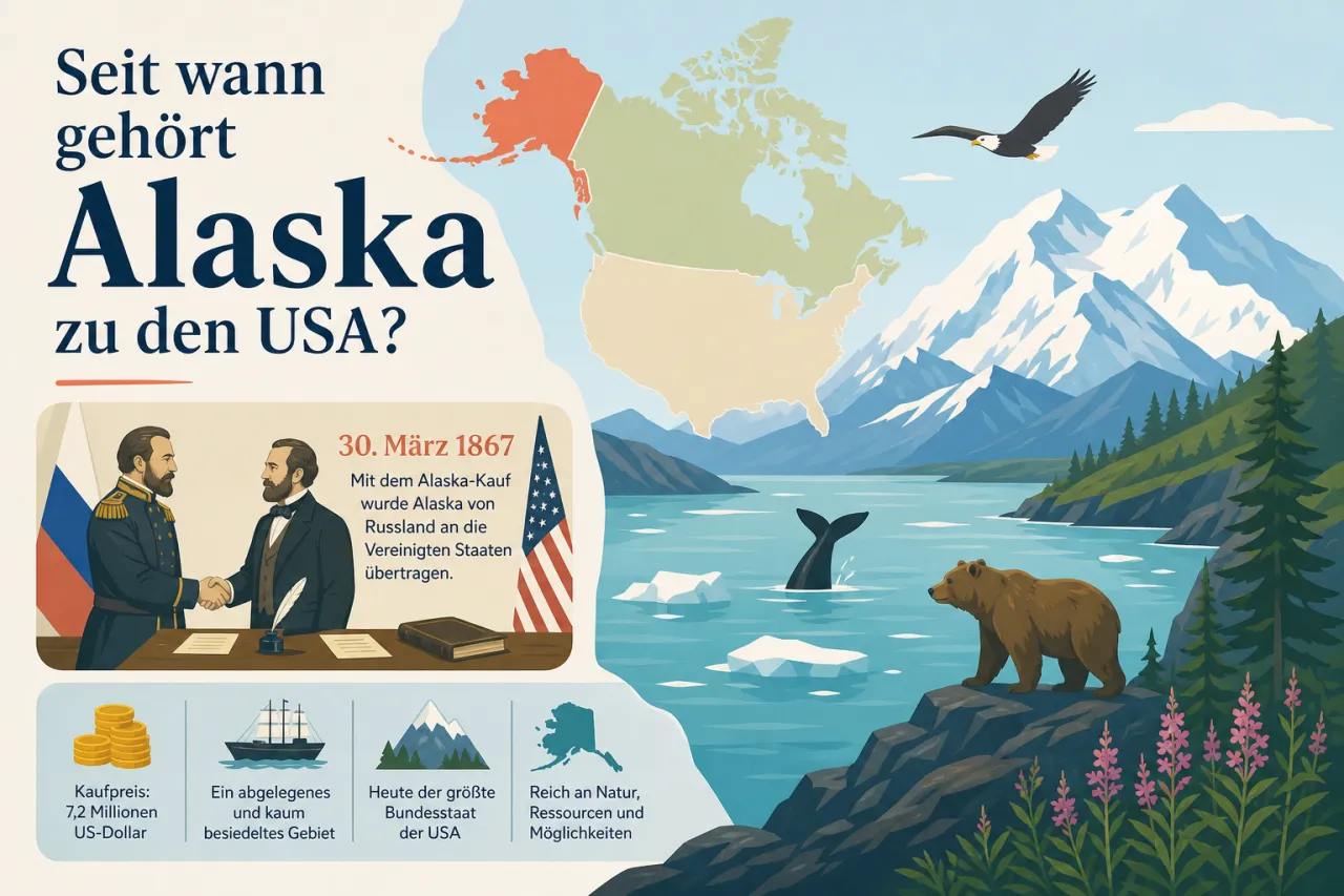 Seit wann gehört Alaska zu den USA?