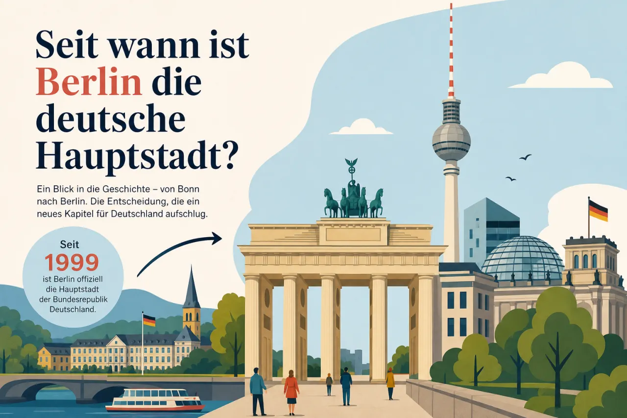 Seit wann ist Berlin die deutsche Hauptstadt?