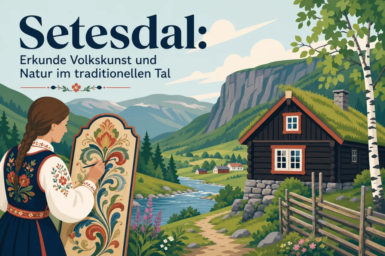 Setesdal: Volkskunst, Täler und Wanderwege in Südnorwegen