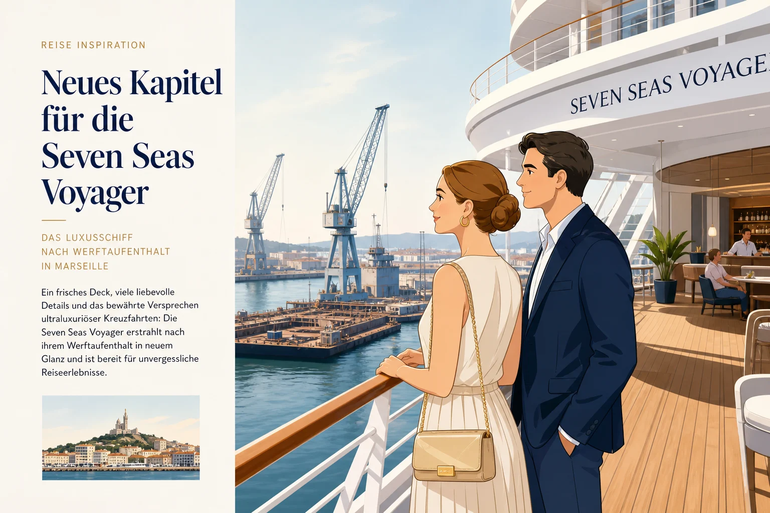 Seven Seas Voyager: Regent schickt renoviertes Schiff aufs Meer
