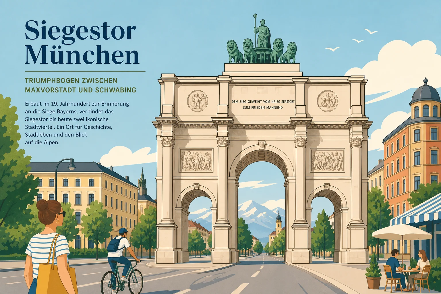 Siegestor München: Triumphbogen zwischen Maxvorstadt und Schwabing