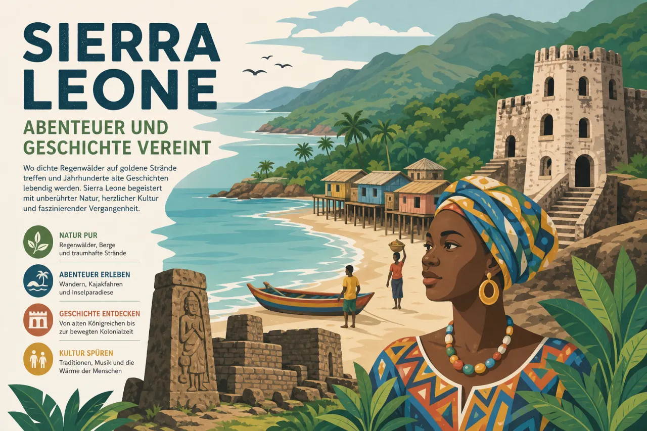 Sierra Leone: Abenteuer und Geschichte vereint
