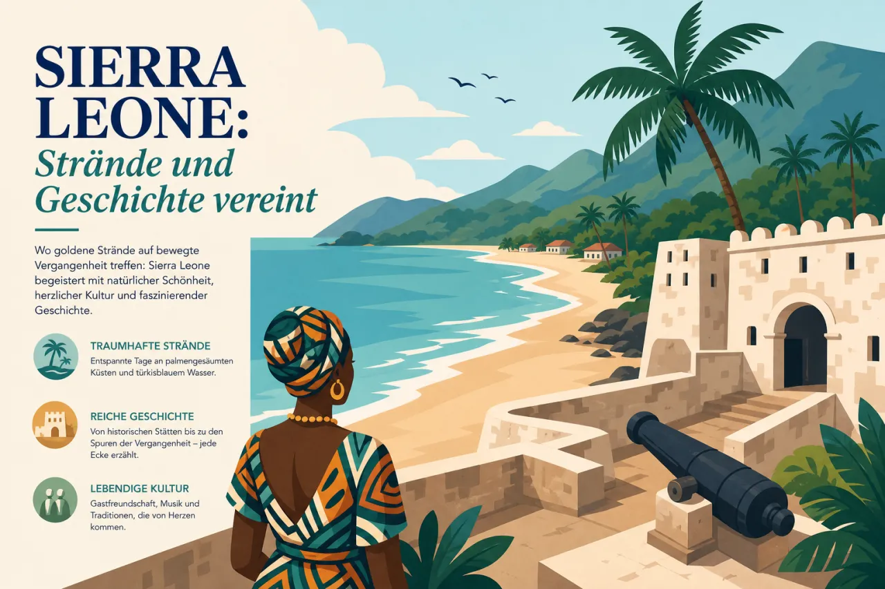 Sierra Leone: Strände und Geschichte vereint