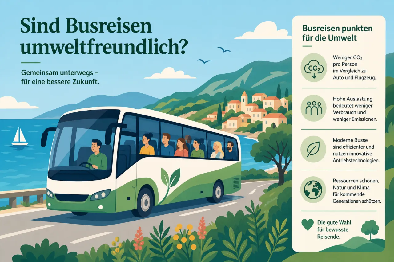 Sind Busreisen umweltfreundlich?