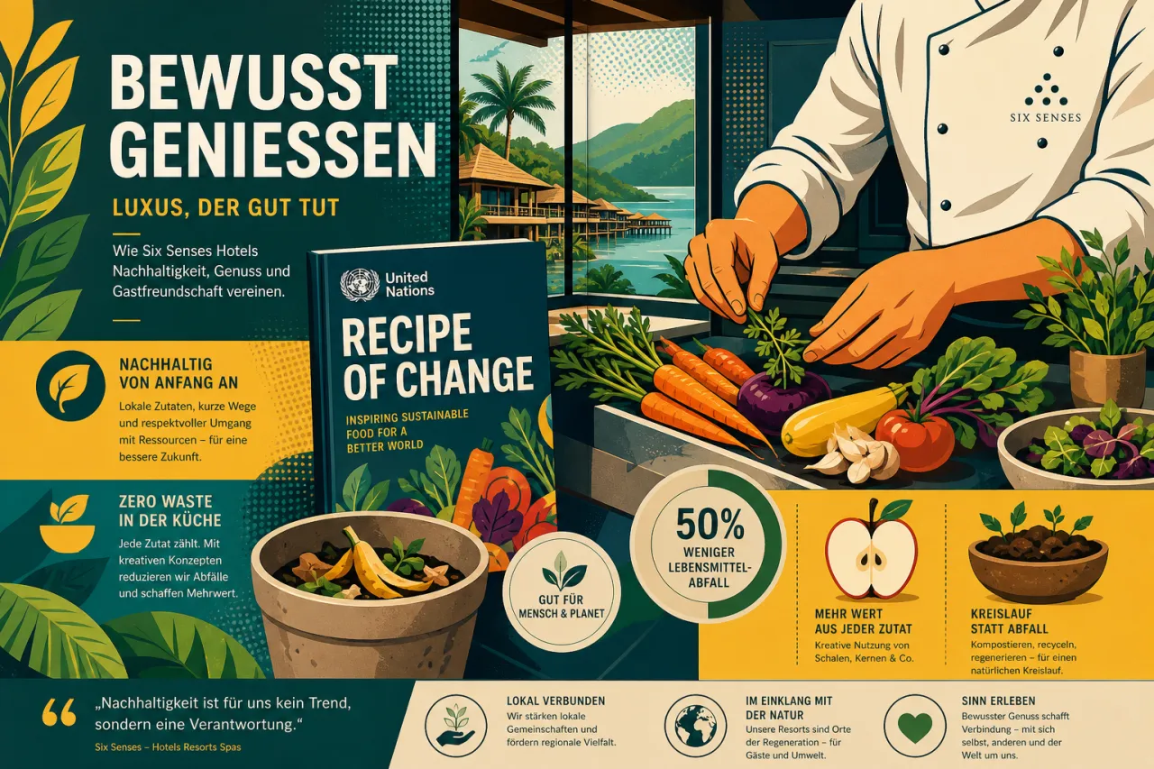 Six Senses tritt der UN-Initiative „Recipe of Change“ bei