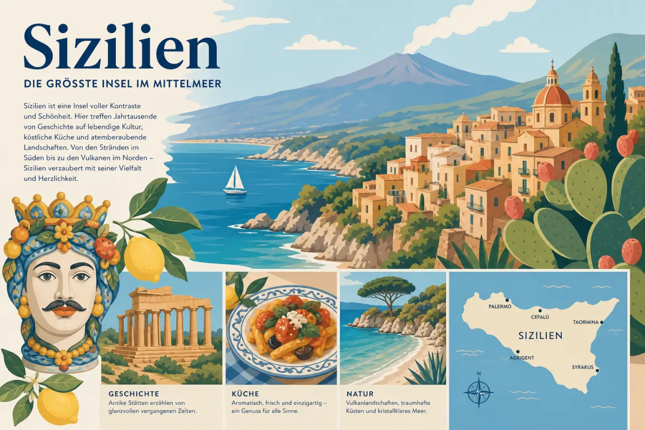 Sizilien, die größte Insel im Mittelmeer