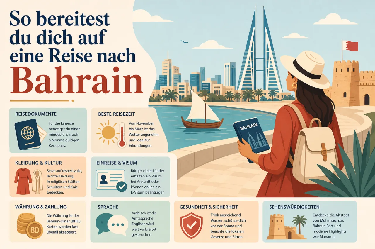 So bereitest du dich auf eine Reise nach Bahrain vor
