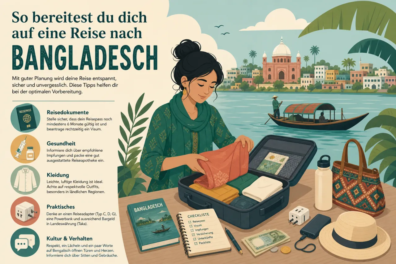 So bereitest du dich auf eine Reise nach Bangladesch vor