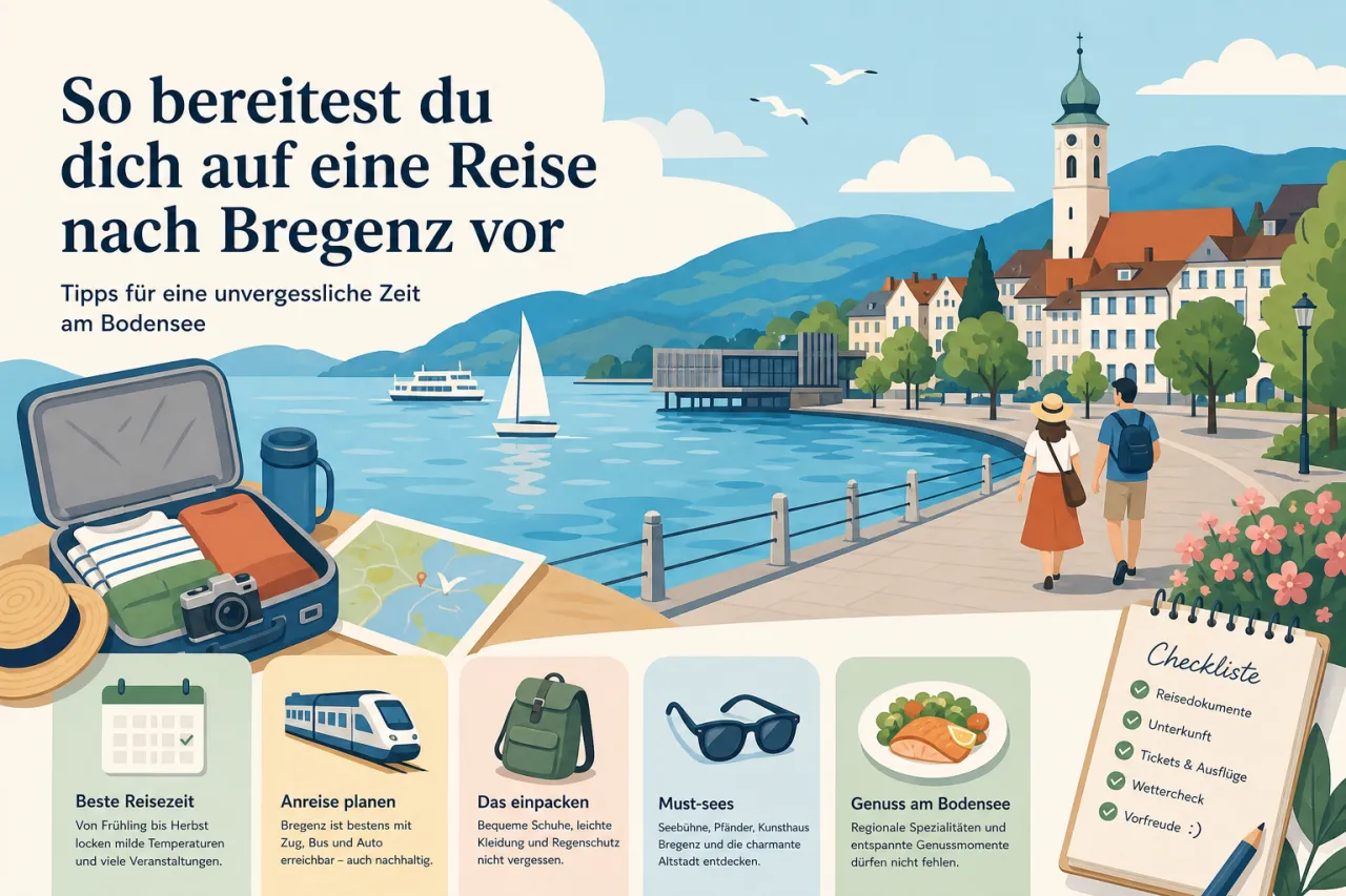 So bereitest du dich auf eine Reise nach Bregenz vor