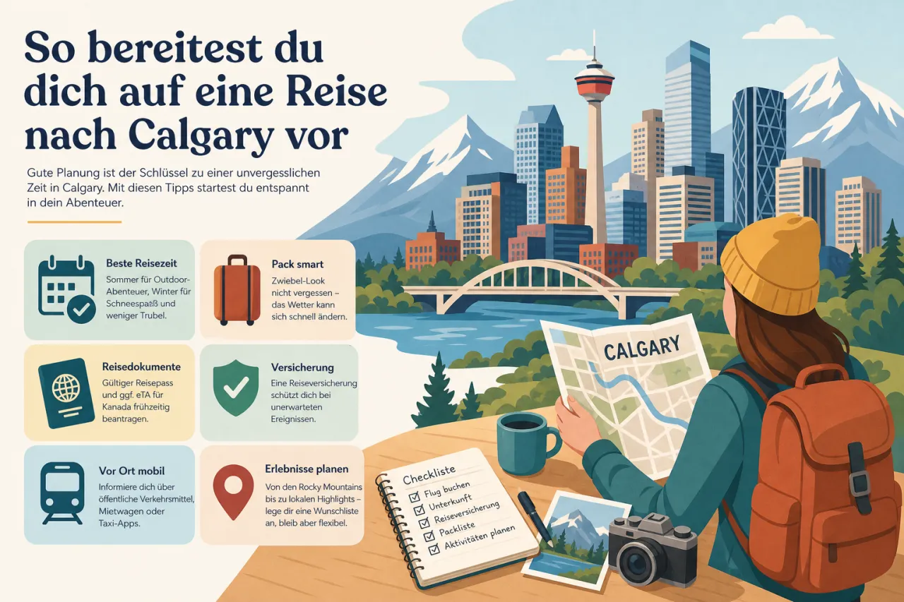 So bereitest du dich auf eine Reise nach Calgary vor