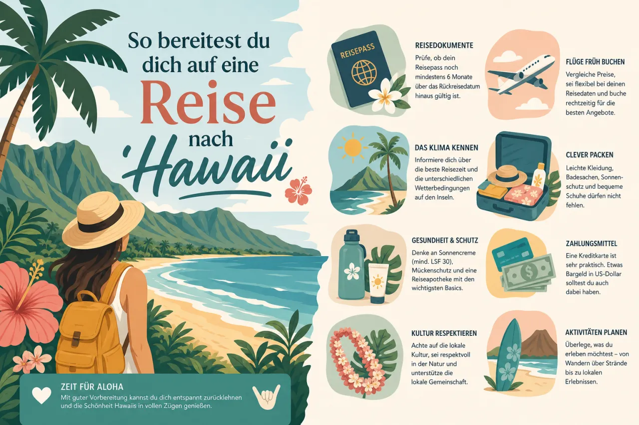 So bereitest du dich auf eine Reise nach Hawaii vor