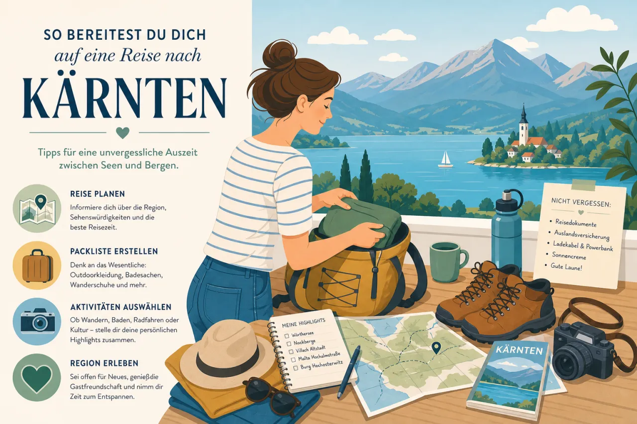 So bereitest du dich auf eine Reise nach Kärnten vor