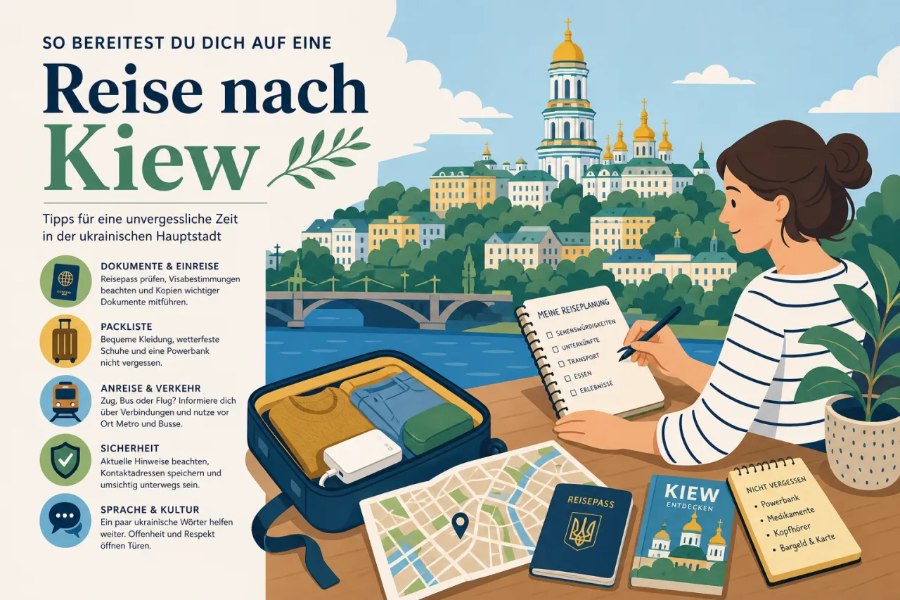 So bereitest du dich auf eine Reise nach Kiew vor