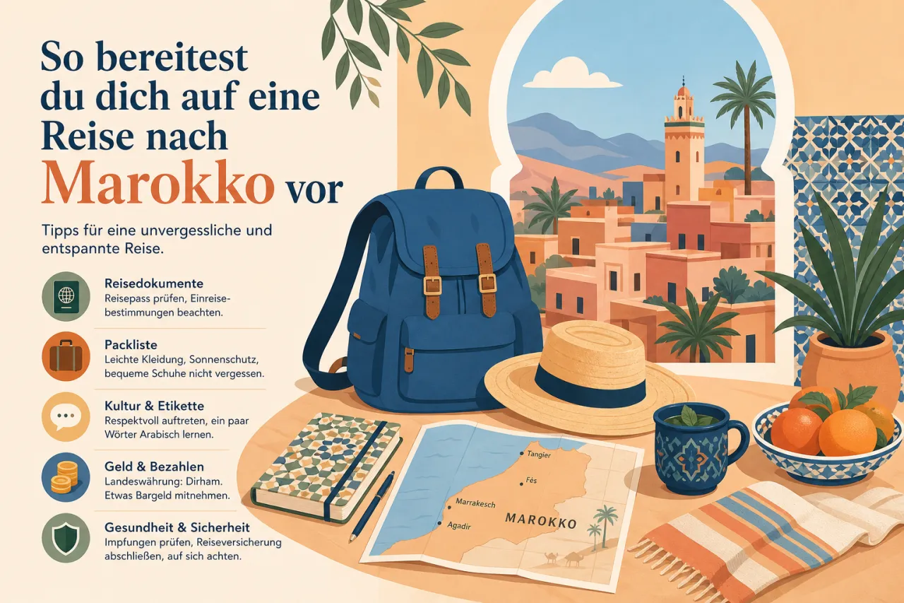 So bereitest du dich auf eine Reise nach Marokko vor