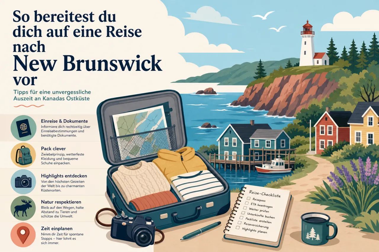 So bereitest du dich auf eine Reise nach New Brunswick vor