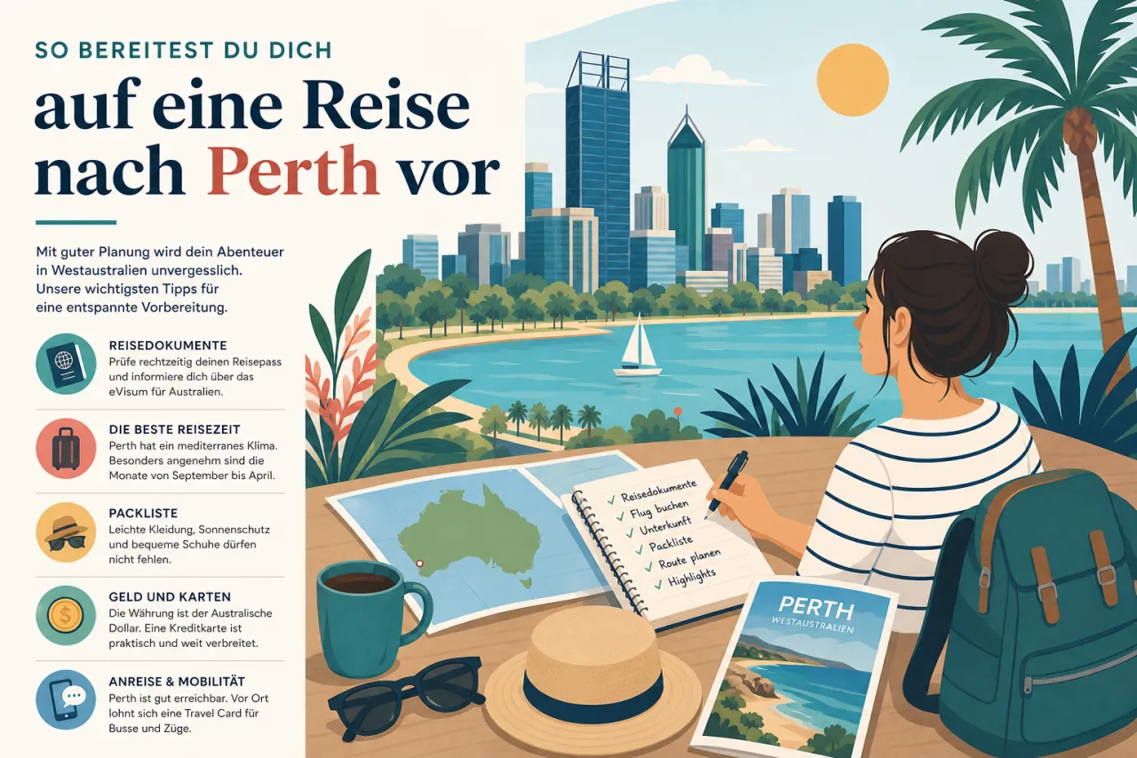 So bereitest du dich auf eine Reise nach Perth vor