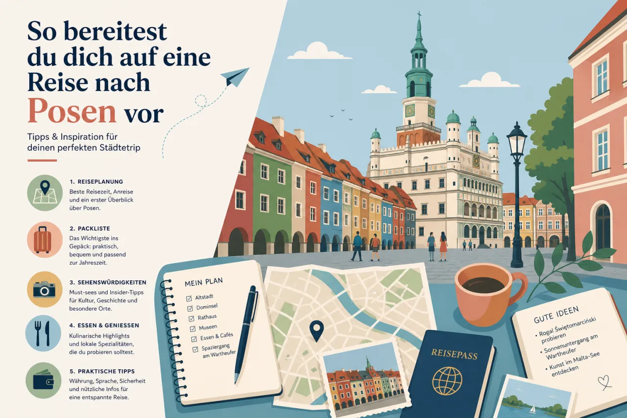 So bereitest du dich auf eine Reise nach Posen vor