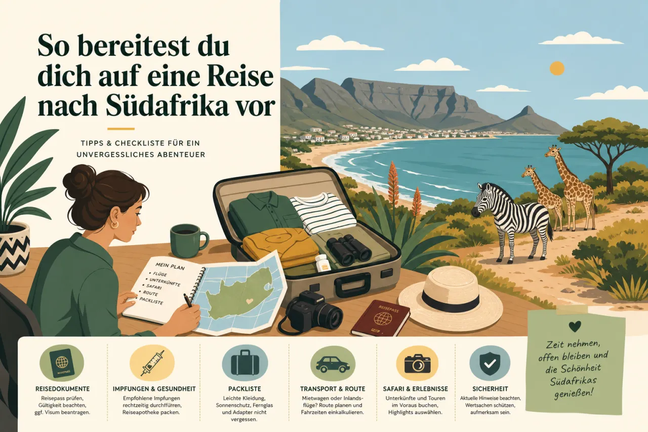 So bereitest du dich auf eine Reise nach Südafrika vor
