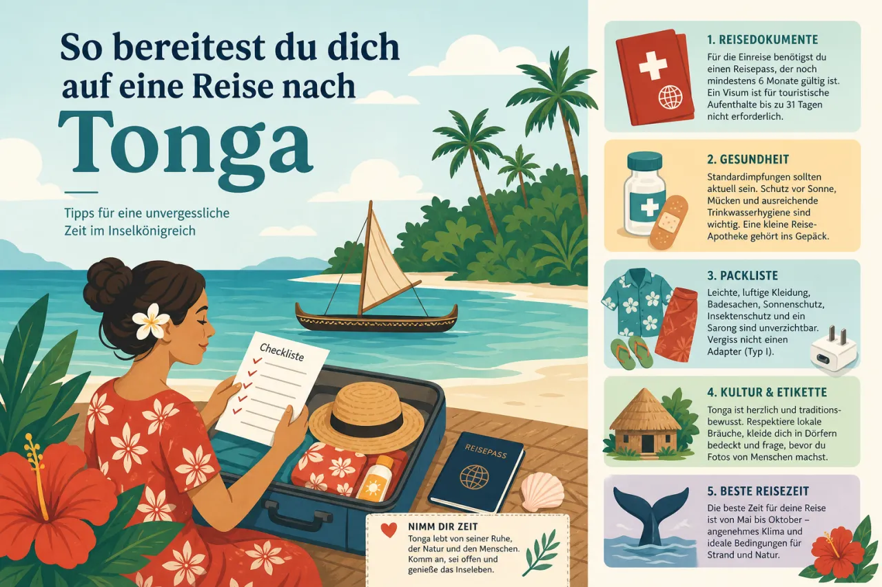 So bereitest du dich auf eine Reise nach Tonga vor