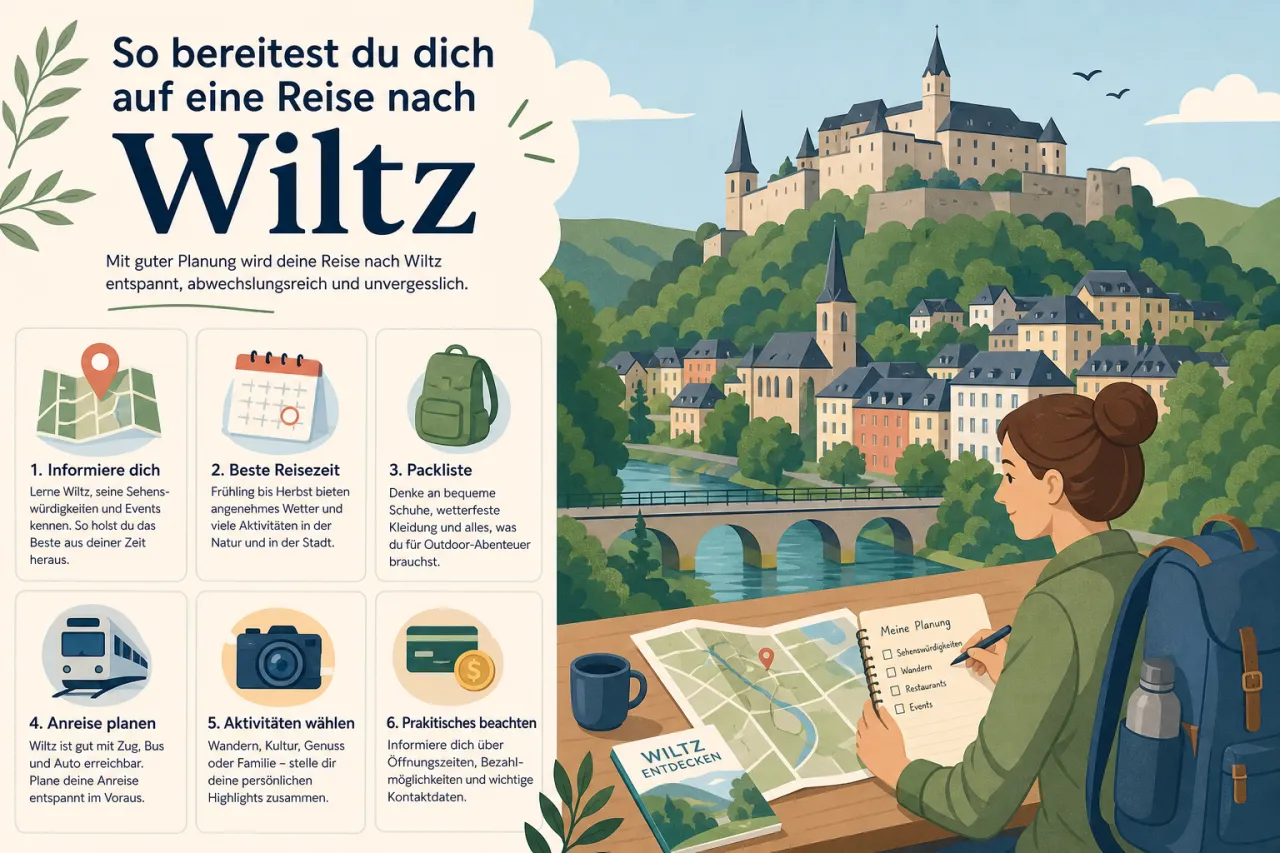 So bereitest du dich auf eine Reise nach Wiltz vor