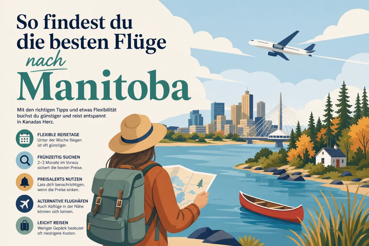 So findest du die besten Flüge nach Manitoba