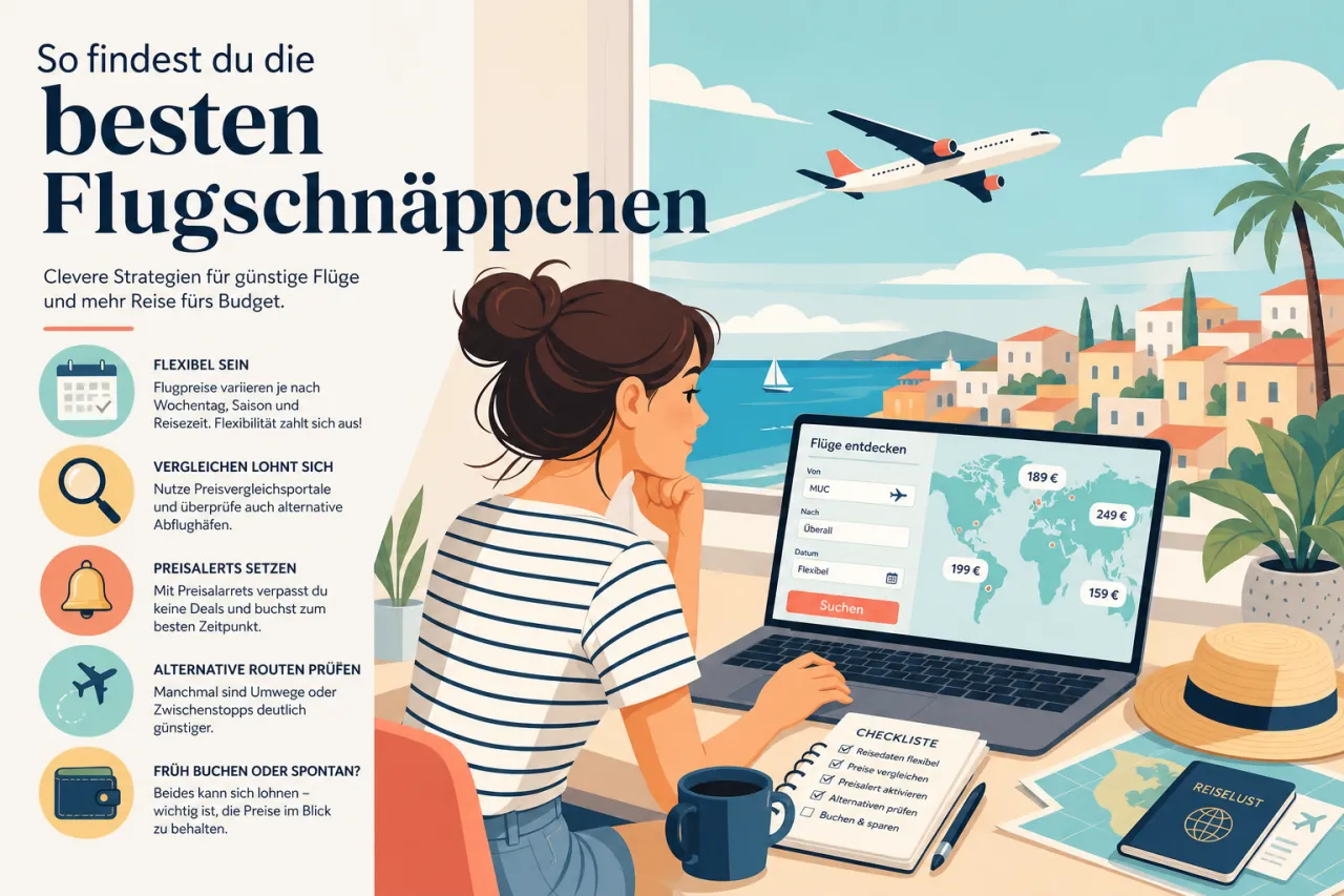 So findest du die besten Flugschnäppchen