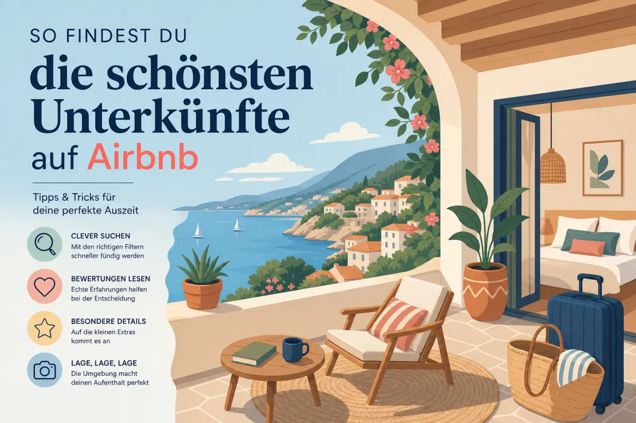 So findest du die schönsten Unterkünfte auf Airbnb