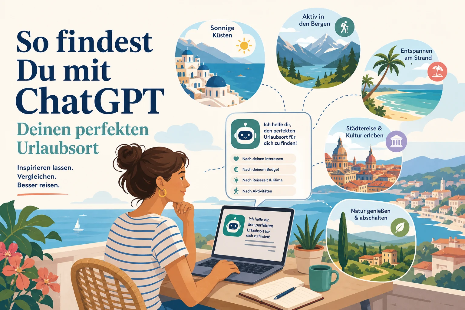 So findest Du mit ChatGPT Deinen perfekten Urlaubsort