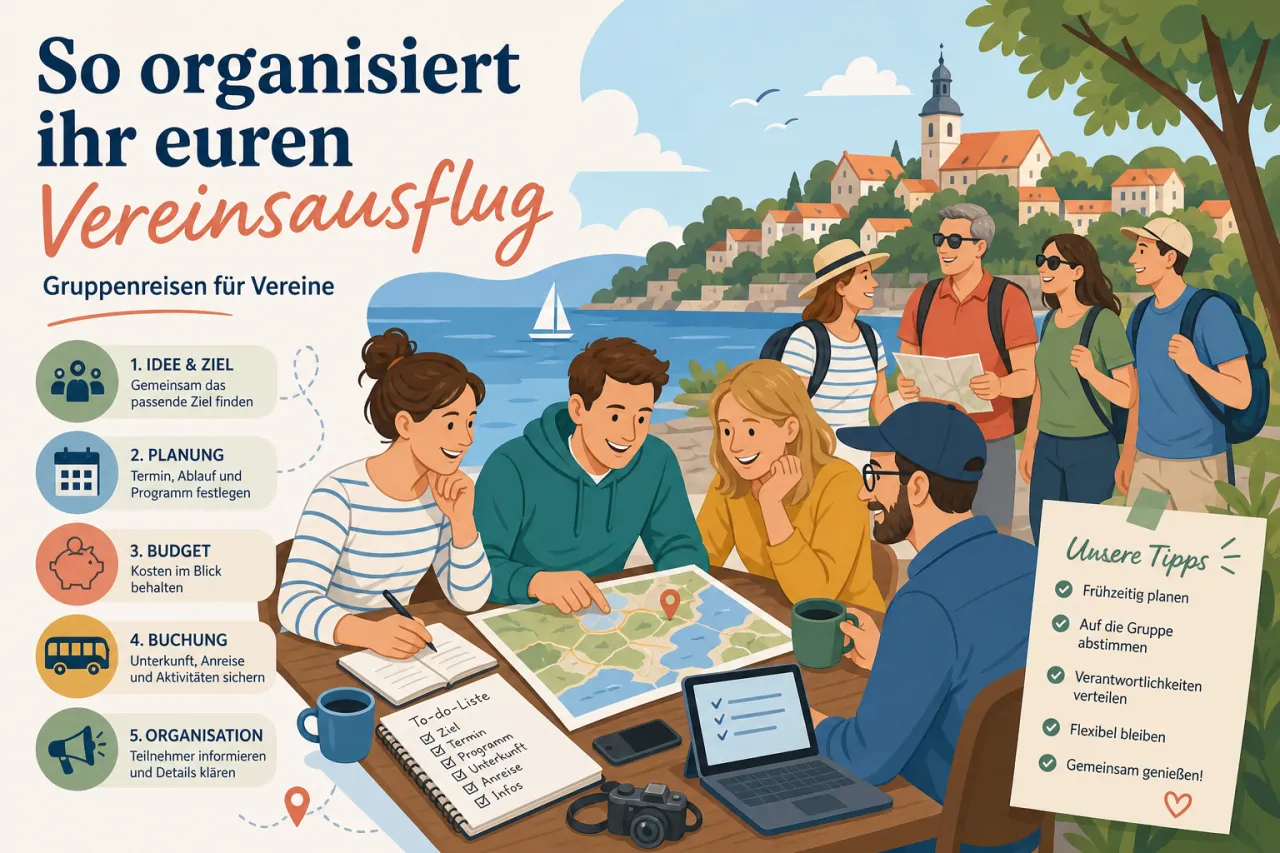 So organisiert ihr euren Vereinsausflug